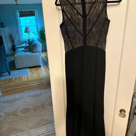 BCBG long black gown, BRAND NEW, beautiful! - Picture 2 of 3